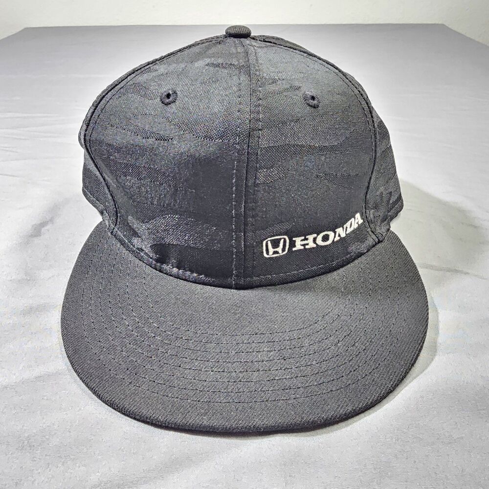 New Era 9FIFTY Honda Hat Cap Gray Camo Snapback Adjustable Mens Embroidered Logo